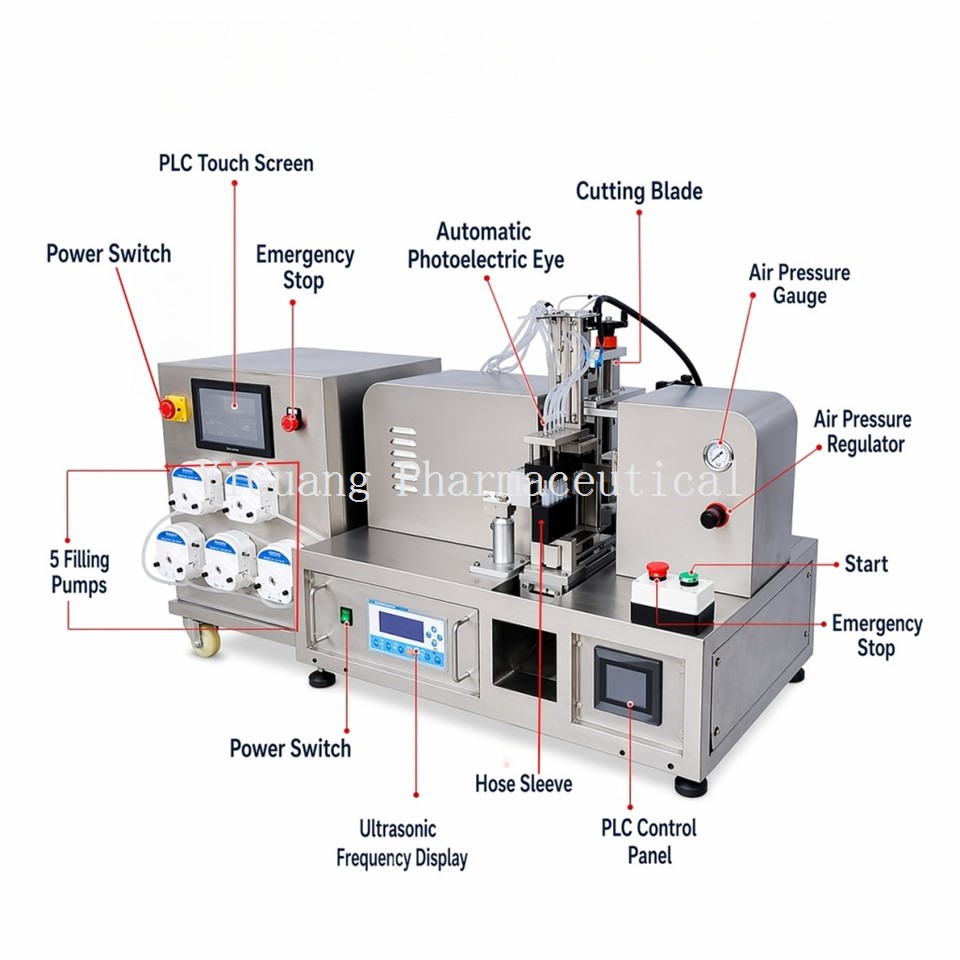 Eye Drop Plastic Ampoule Filling And Sealing Machine factory